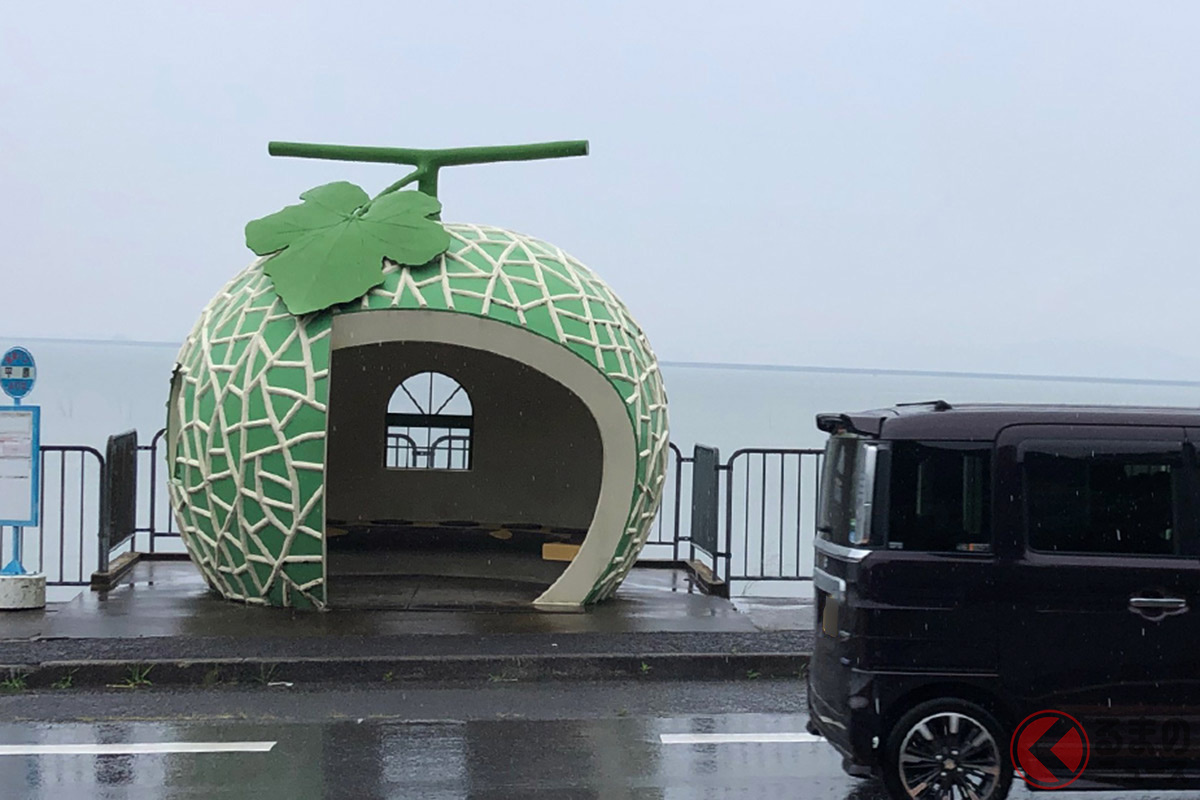 長崎県にある「フルーツバス停」