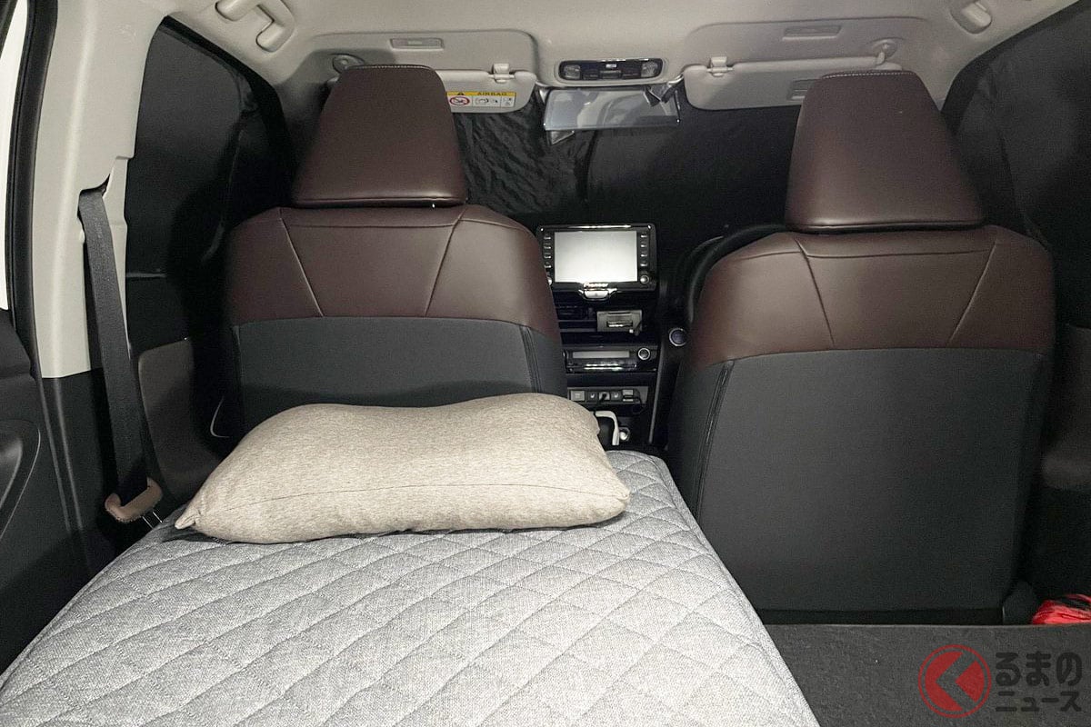 トヨタ 快適suv で爆睡出来る ヤリスクロス車中泊仕様 で お一人寝室 に 実際に寝た感想は くるまのニュース トヨタ 快適suv で爆睡出来る ヤリスクロス車中泊仕様 で お一人寝室 に 実際に寝た感想は くるまのニュース