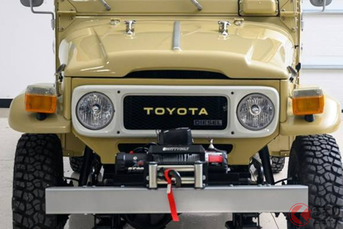超激レアなトヨタ「ランクル」発見！ 「HJ45 Troopy」の新車同等レストア仕様が600万円超え | くるまのニュース