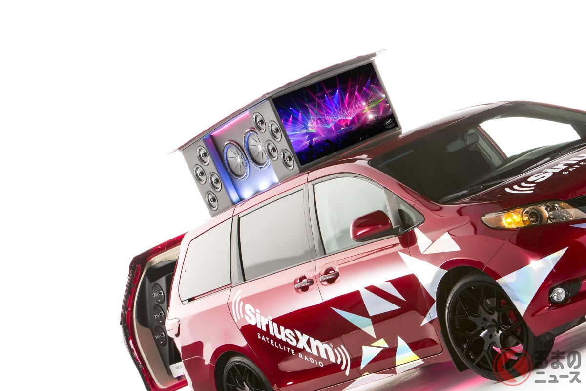 トヨタが「SEMAショー2014」向けに製作した思わず踊りたくなるパリピ向けの「シエナ リミックス」