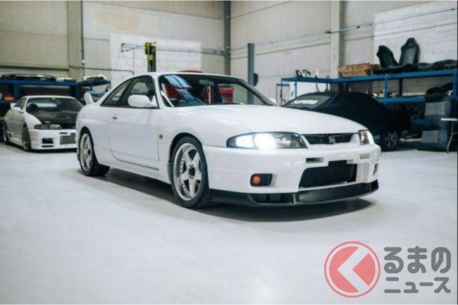 極上の日産「R33 GT-R」が700万円台？ ノーマルの「RB26」を搭載する