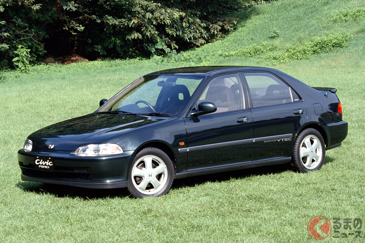 山口智充さんの初マイカーはホンダ「シビックフォリオ」