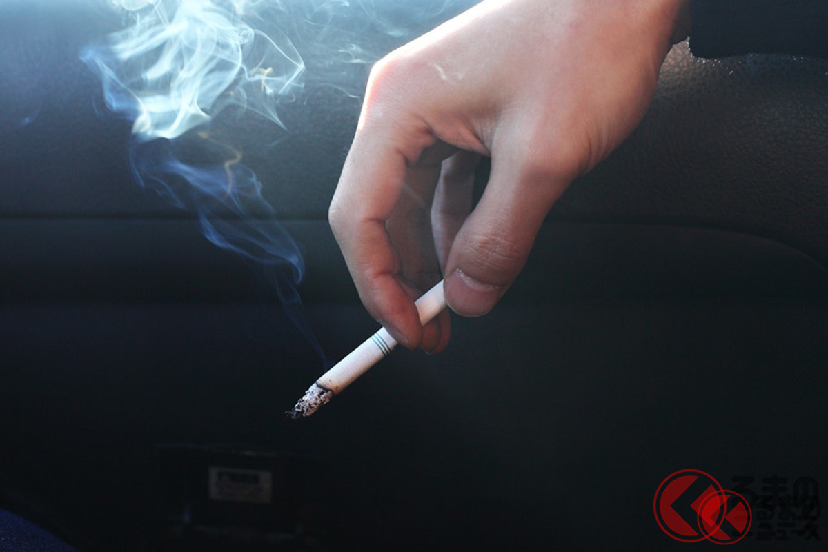 運転中の喫煙は道路交通法第70条に規定する『安全運転義務違反』に該当する恐れがある