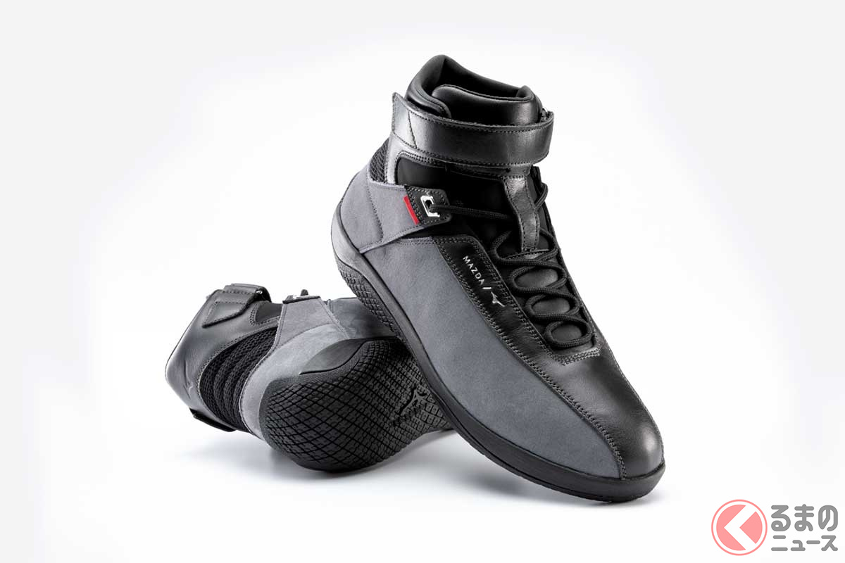 マツダとミズノが共同開発したドライビングシューズ