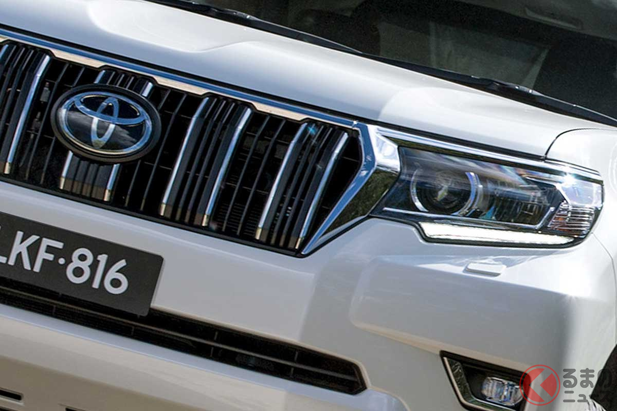 トヨタ「ランドクルーザープラド」(豪仕様)エントリーグレードにもメッキグリル装着