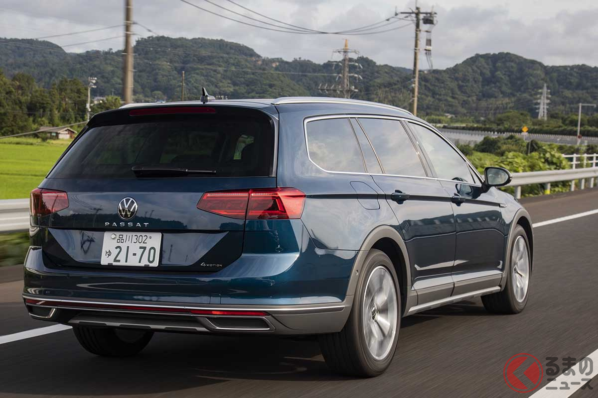 VW改良新型「パサート・オールトラック」の走り