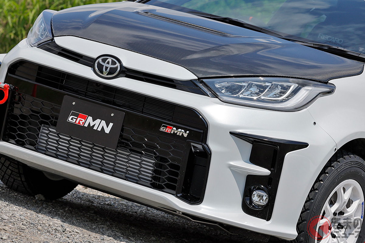 トヨタ「GRMNヤリス」の非舗装コース仕様「ラリーパッケージ」