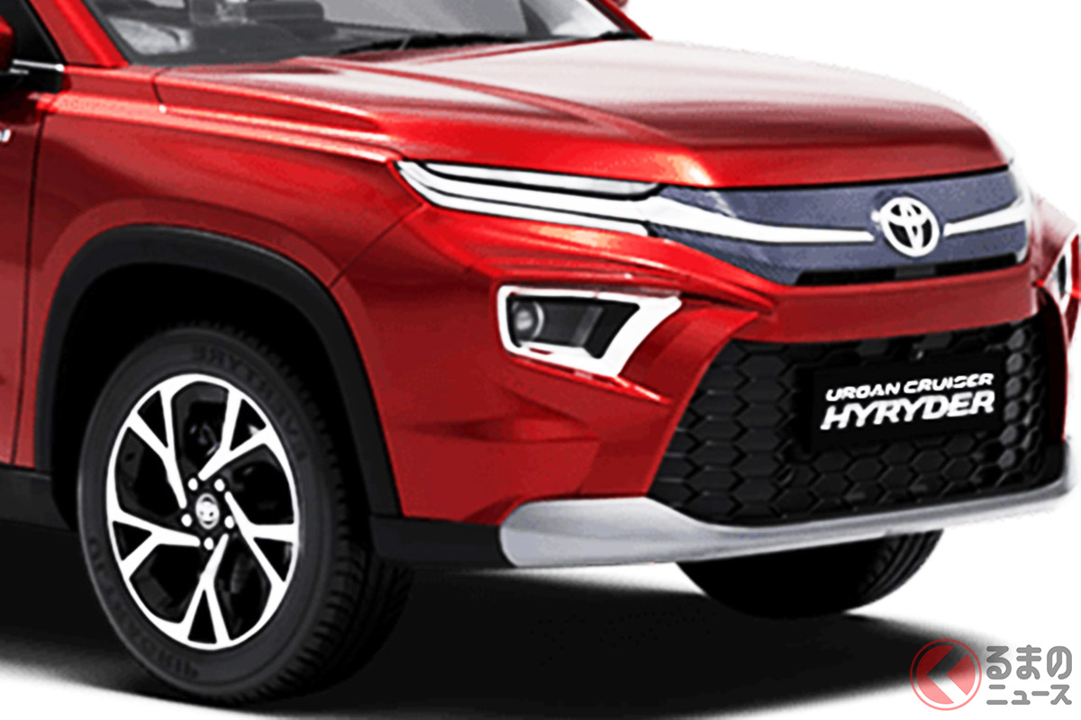 トヨタ新型SUV「ハイライダー」(画像:トヨタ・キルロスカ・モーター)