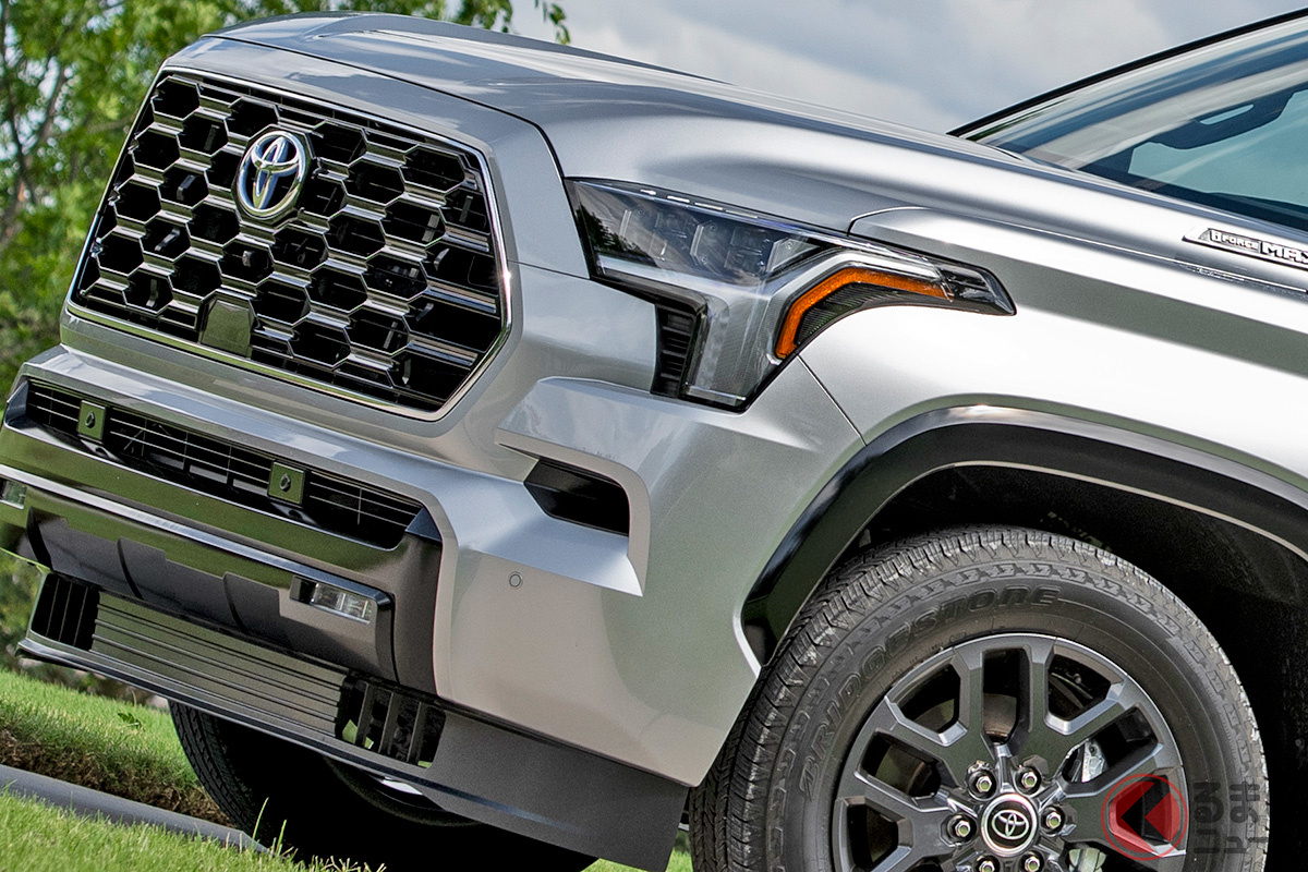 2022年夏の終わりころに発売を予定している米国トヨタ製のフルサイズSUV 新型「セコイア」