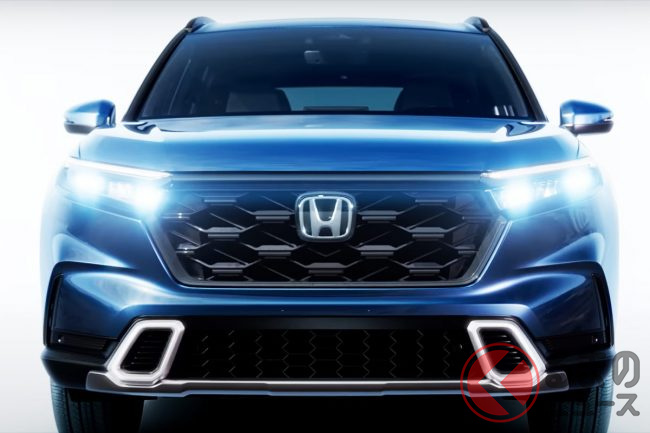 ホンダが タフ顔新型suv 世界初公開 ハニカムグリル採用の新型 Cr V を米国で発表 今夏発売へ くるまのニュース ホンダが タフ顔新型suv 世界初公開 ハニカムグリル採用の新型 Cr V を米国で発表 今夏発売へ くるまのニュース