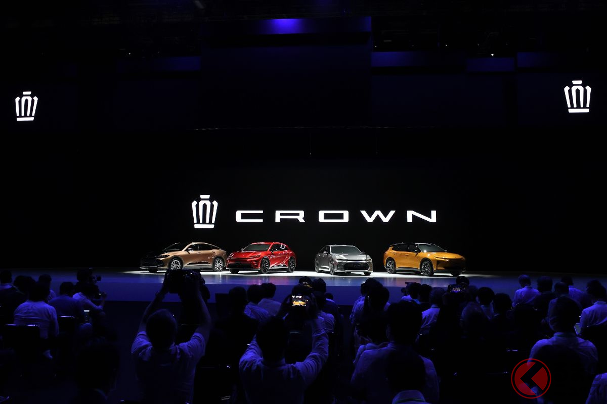 本格的にグローバル展開となるトヨタ新型「クラウンシリーズ」 クロスオーバー・スポーツ・セダン・エステートの4仕様が設定される