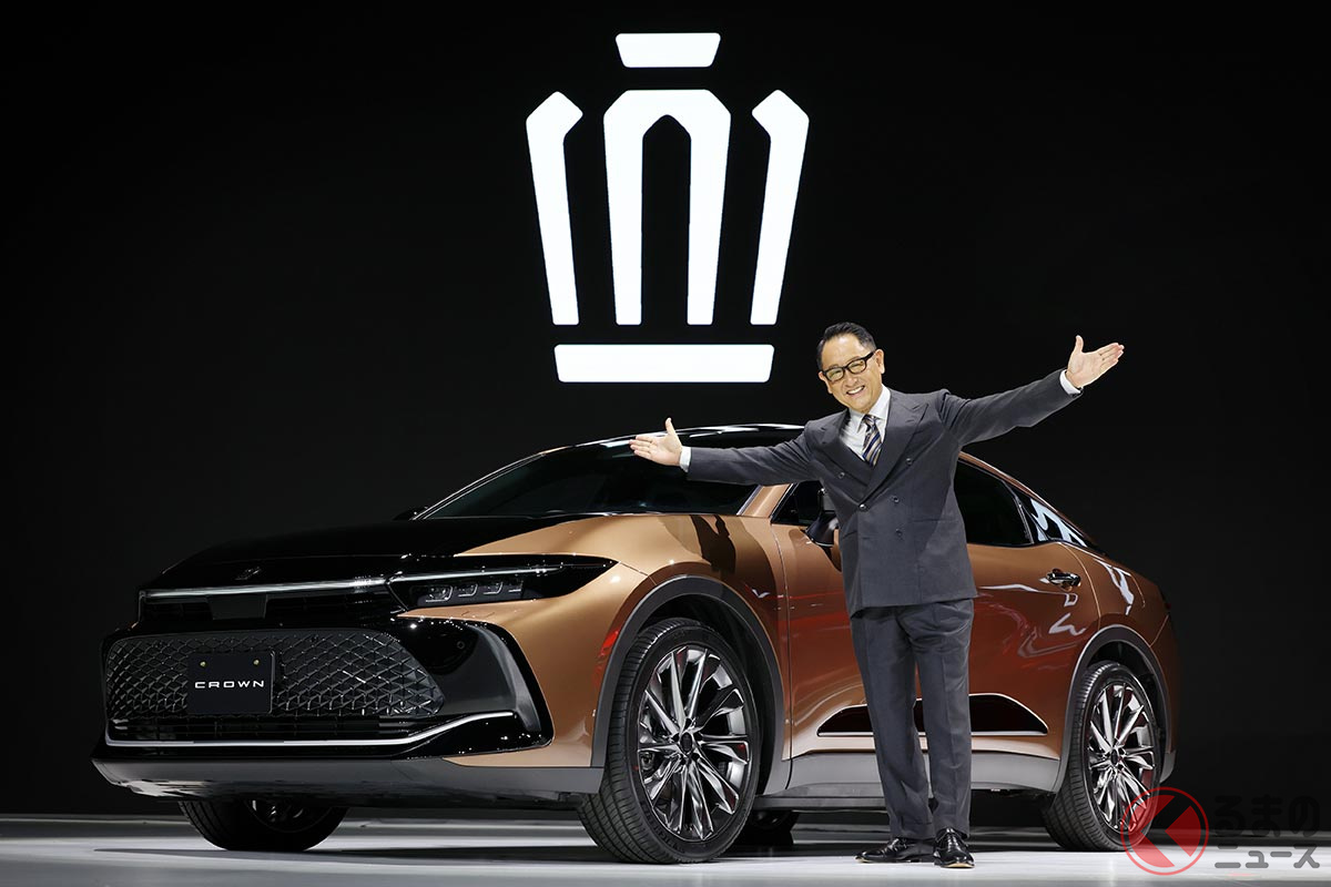 新型「クラウンシリーズ」の第一弾は「クロスオーバー」(撮影:三橋仁明/N-RAK PHOTO AGENCY)