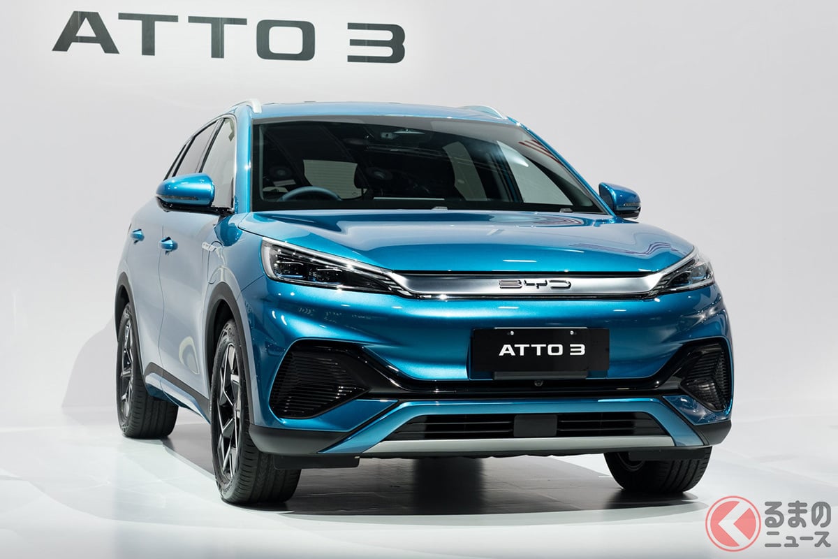 2023年1月に発売予定のBYD「ATTO3(アット3)」