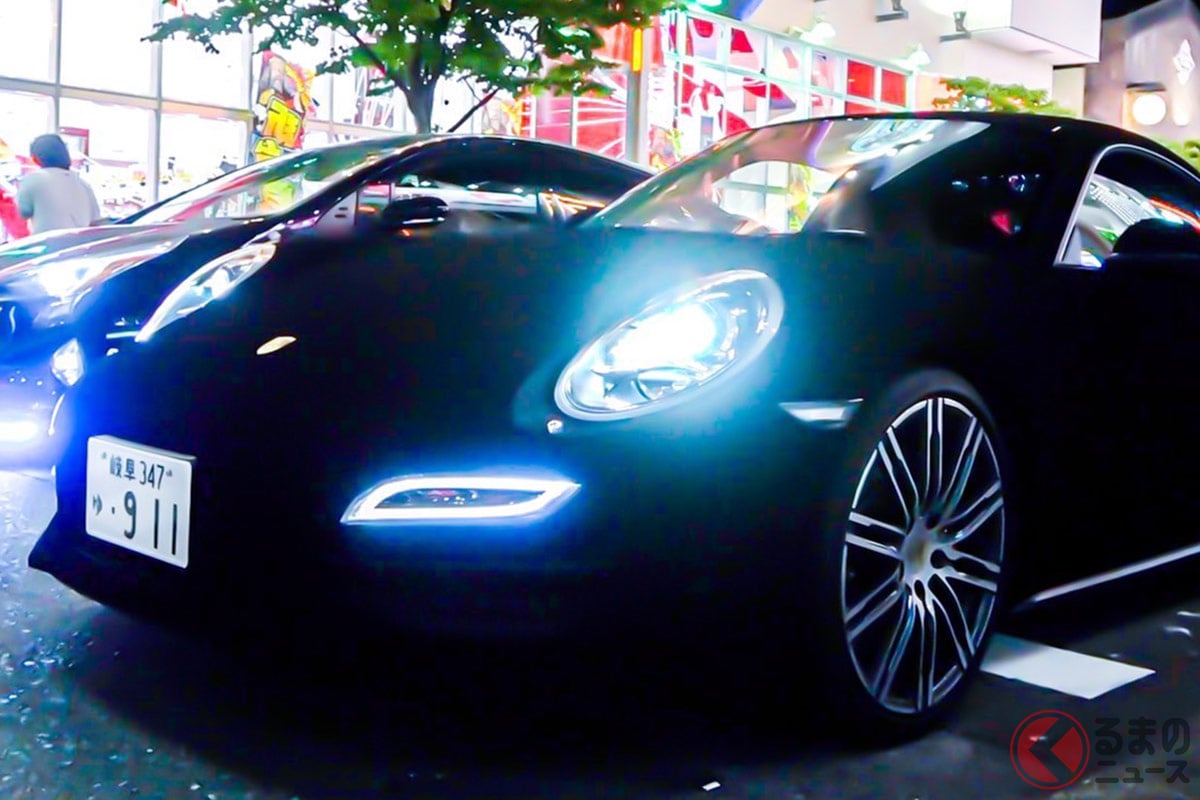 黒い黒すぎる! 塗料「真・黒色無双」を使って全塗装したポルシェ「911」