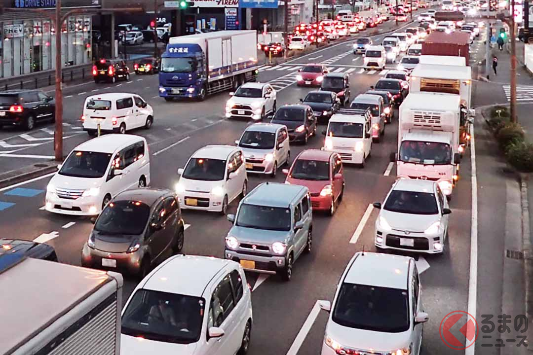 渋滞が慢性化している国道3号「博多バイパス」。写真は新二又瀬川交差点付近(画像:国土交通省九州地方整備局福岡国道事務所)