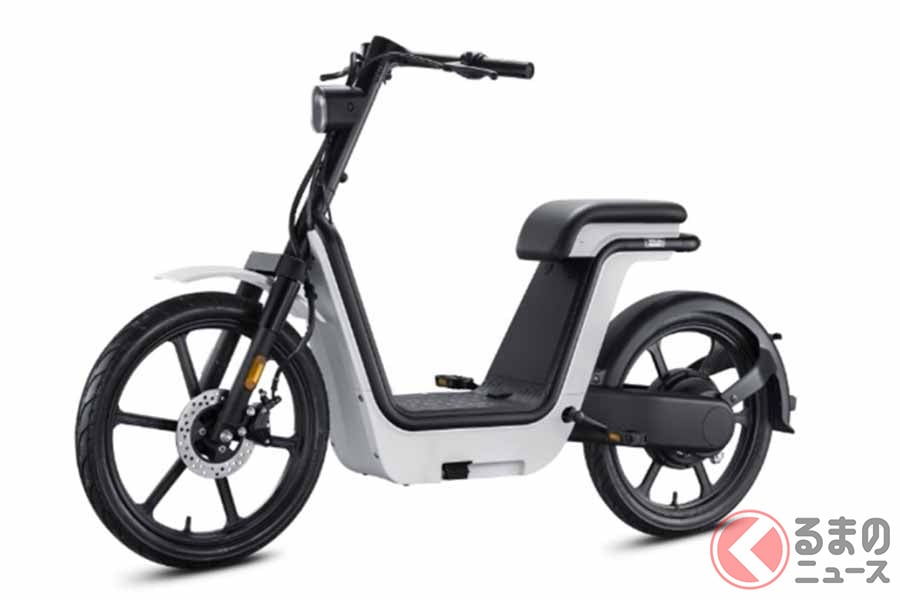 良品計画と新大洲ホンダが共同企画した新型電動自転車「素-MS01」