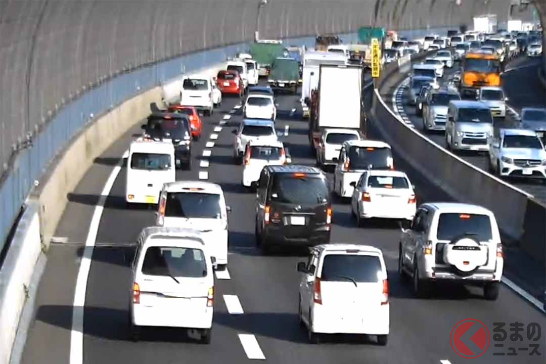 渋滞する京葉道路のイメージ（画像：NEXCO東日本）