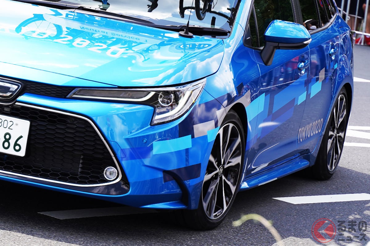 オリンピックで限定500台の トヨタ車 が話題に 選手並に攻めたカローラの正体とは くるまのニュース オリンピックで限定500台の トヨタ車 が話題に 選手並に攻めたカローラの正体とは くるまのニュース