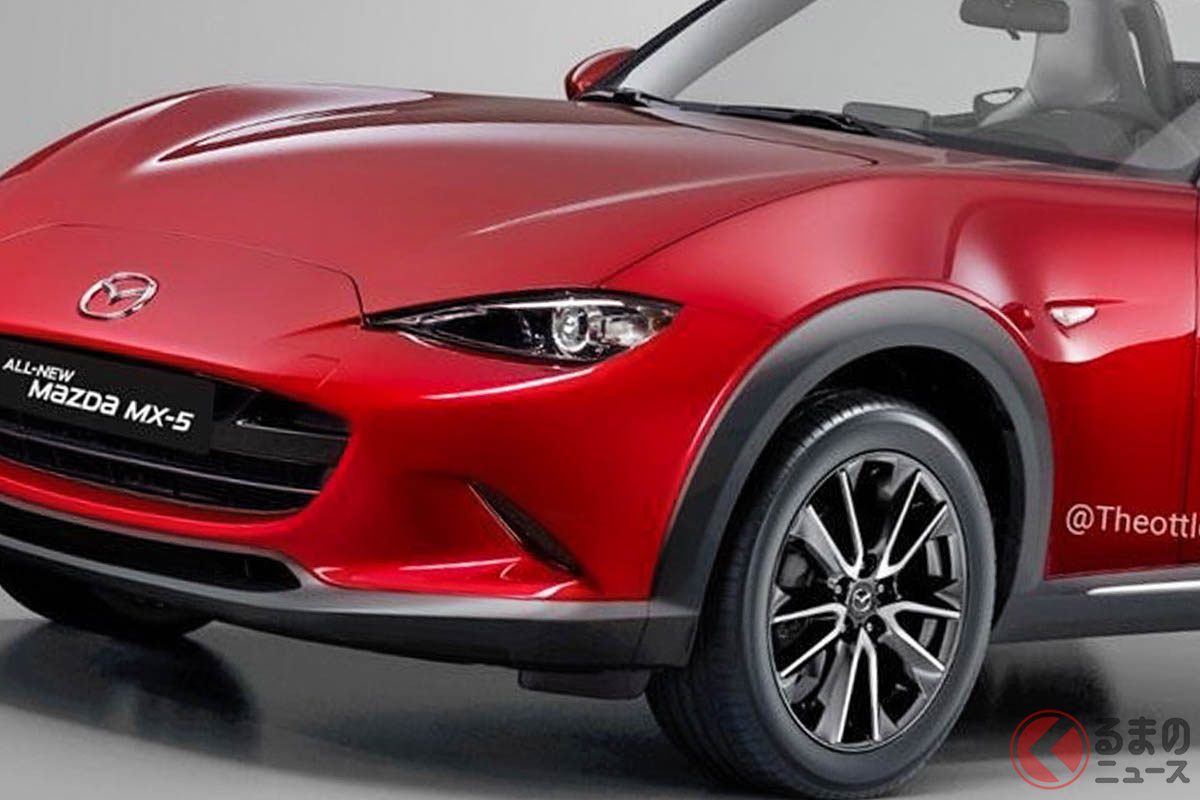 ロードスターをSUV仕様に変えた「MX-5 Cross」のレンダリング(photo:Theo throttle)