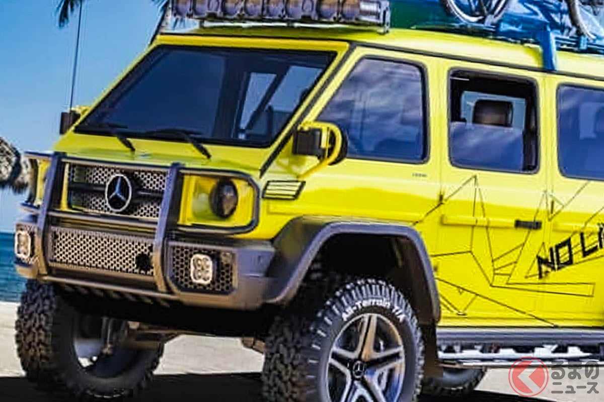 メルセデス・ベンツ「Gクラス」がミニバン化した「Gバン」のレンダリング(photo:samirscustoms)