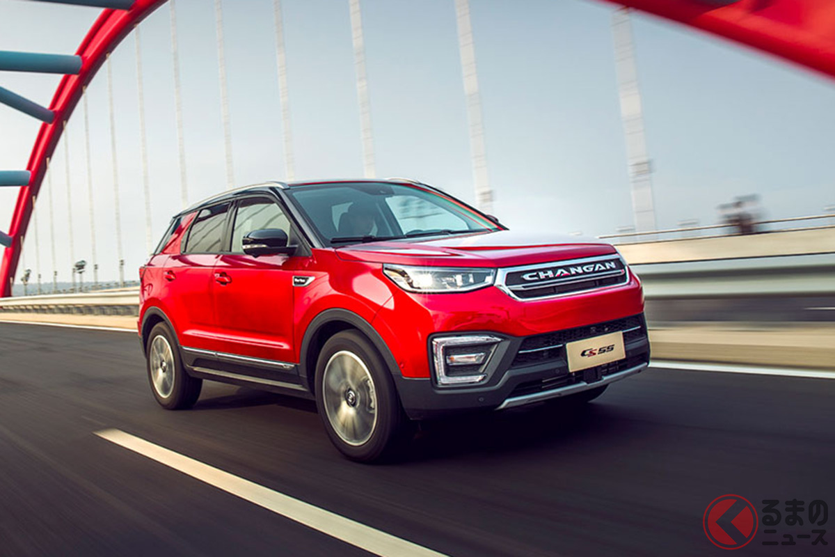 長安汽車の「CS55」(画像はガソリンモデル)