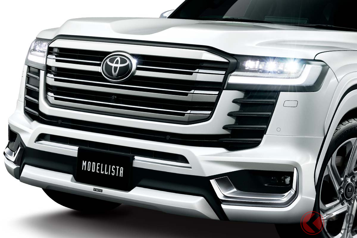 トヨタ新型「ランドクルーザー」(モデリスタパーツ装着)