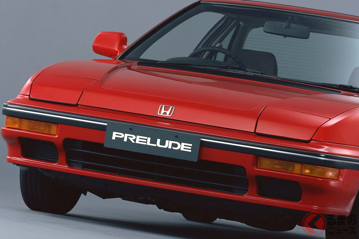デートカーとして人気を博したホンダ「プレリュード」(3代目)