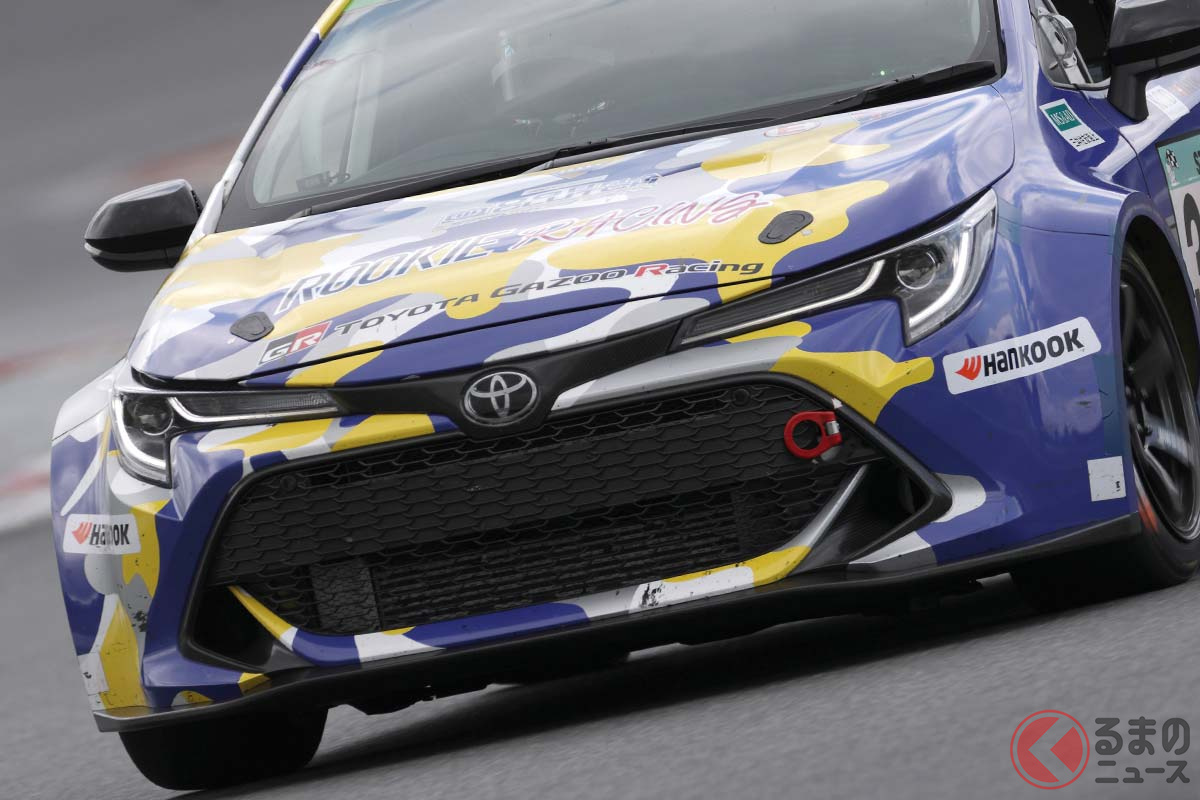 水素エンジンを搭載したトヨタ「カローラ」(ORC ROOKIE Racing)