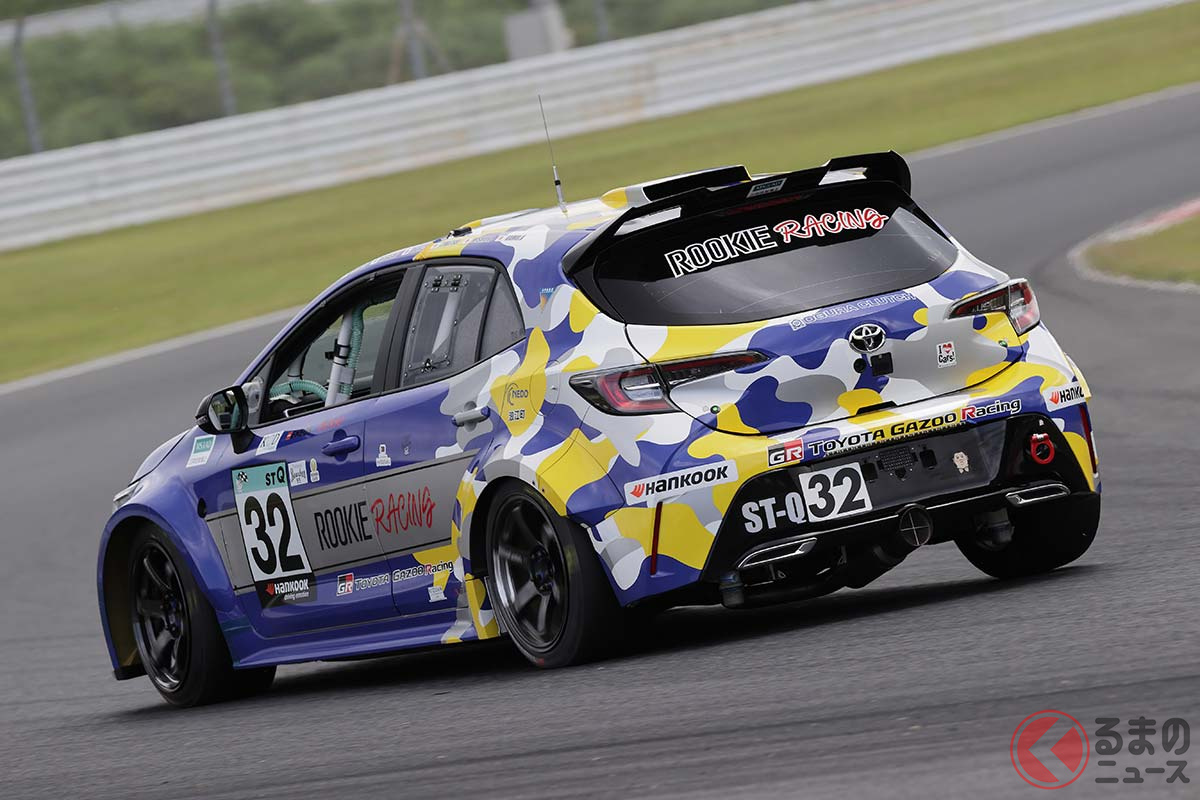 水素エンジンを搭載したトヨタ「カローラ」(ORC ROOKIE Racing)