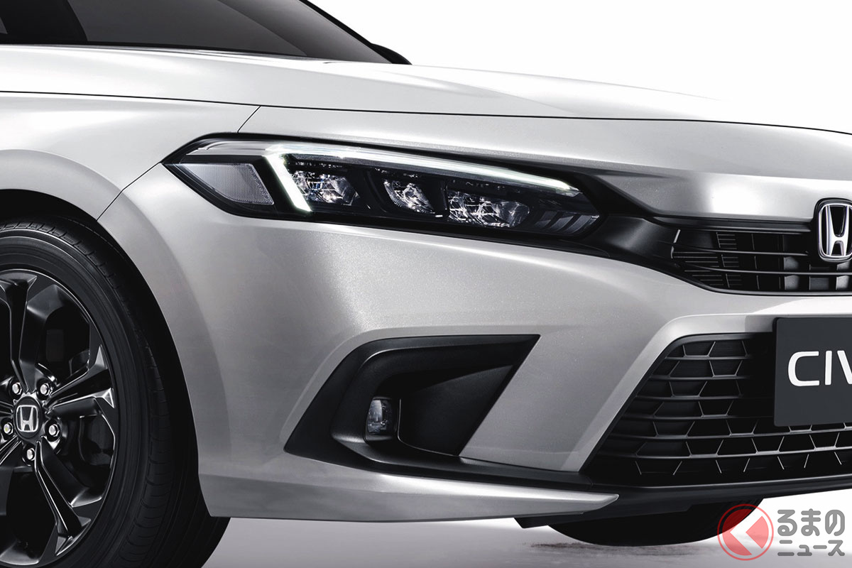 タイ仕様のホンダ新型「シビック」(RSグレード)