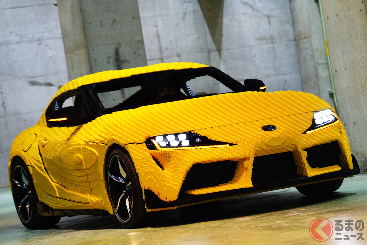 まるで本物 レゴ トヨタ Grスープラ 実物大レプリカ 世界初公開 レゴで再現して走行可能 異業種コラボが実現した理由 くるまのニュース まるで本物 レゴ トヨタ Grスープラ 実物大レプリカ 世界初公開 レゴで再現して走行可能 異業種コラボが実現した理由 くるまのニュース