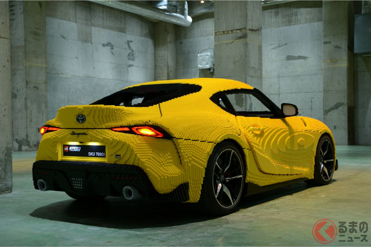 まるで本物 レゴ トヨタ Grスープラ 実物大レプリカ 世界初公開 レゴで再現して走行可能 異業種コラボが実現した理由 くるまのニュース まるで本物 レゴ トヨタ Grスープラ 実物大レプリカ 世界初公開 レゴで再現して走行可能 異業種コラボが実現した理由 くるまのニュース