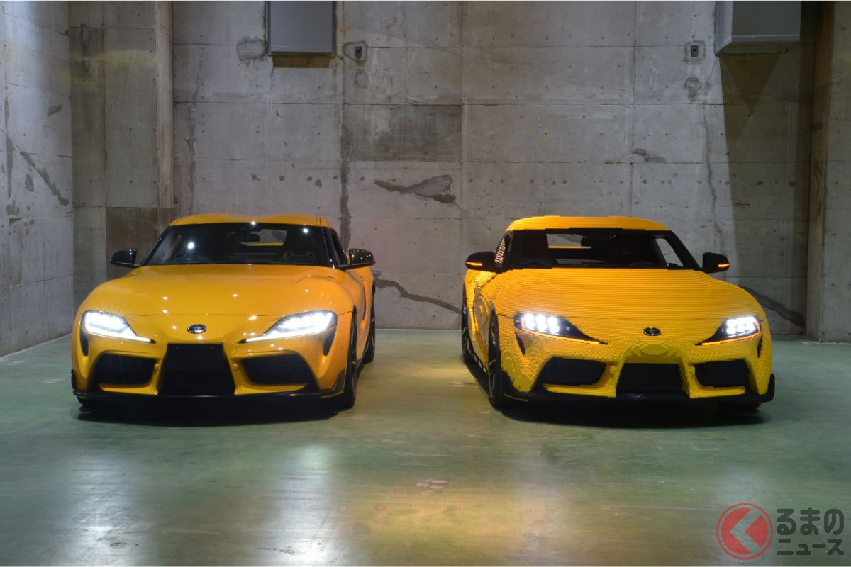 まるで本物 レゴ トヨタ Grスープラ 実物大レプリカ 世界初公開 レゴで再現して走行可能 異業種コラボが実現した理由 くるまのニュース まるで本物 レゴ トヨタ Grスープラ 実物大レプリカ 世界初公開 レゴで再現して走行可能 異業種コラボが実現した理由 くるまのニュース