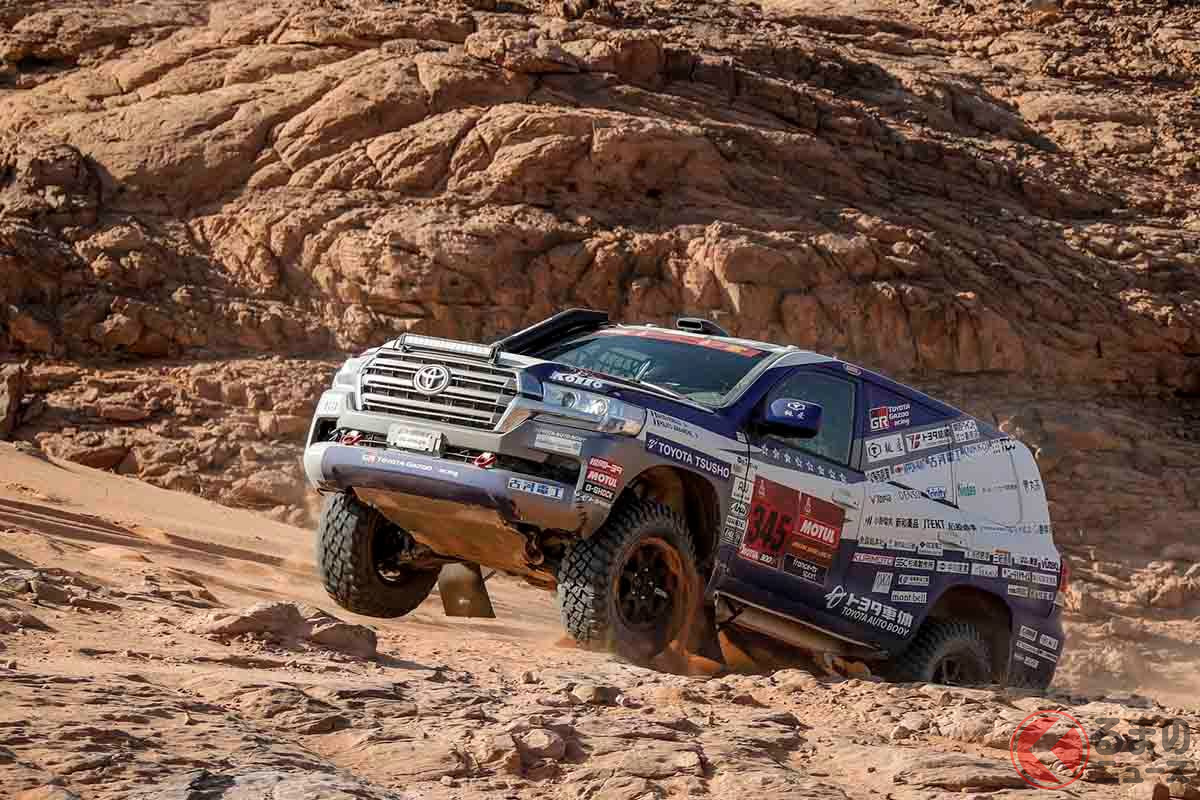 TLCのトヨタ「ランドクルーザー」ダカール・ラリー2021参戦の様子