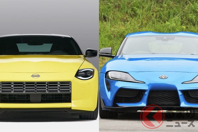 ガチンコ勝負 日産新型 Z とトヨタ スープラ 決め手は Mt仕様があるか 日米共通のニーズとは くるまのニュース ガチンコ勝負 日産新型 Z とトヨタ スープラ 決め手は Mt仕様があるか 日米共通のニーズとは くるまのニュース