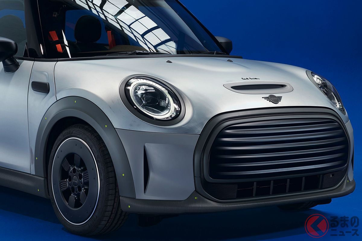 MINIストリップ。3ドアのフルEV「MINIクーパーSE」をベースとしている
