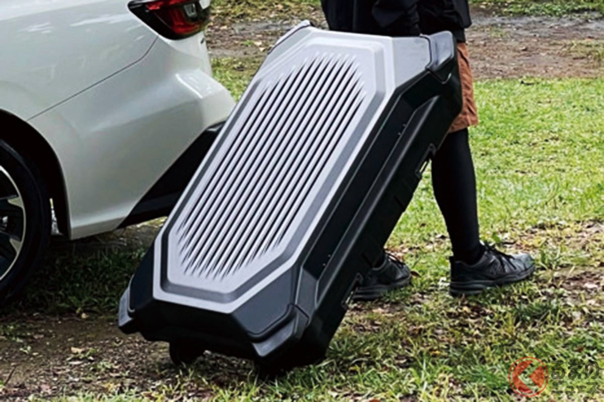 簡単に着脱できるルーフボックス「INNO ギアキャリー160(ギアキャリー)」