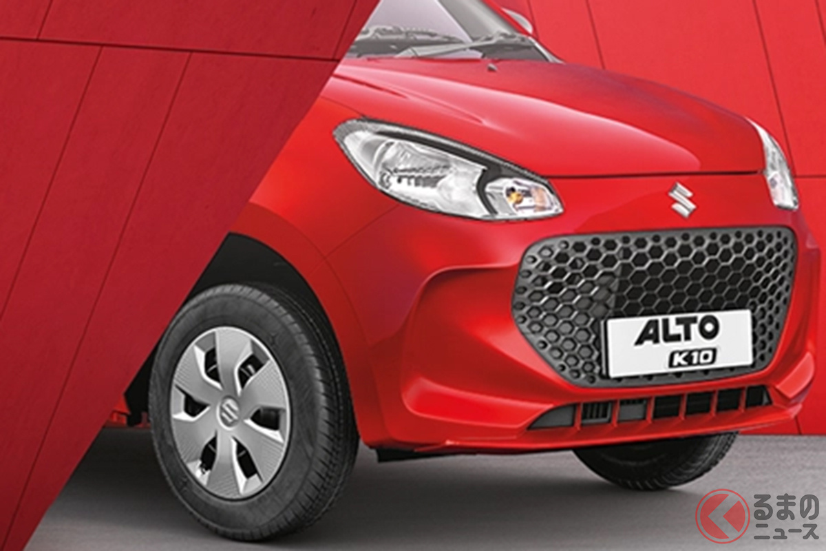 マルチ・スズキが公開した新型「アルト K10」のティザー画像