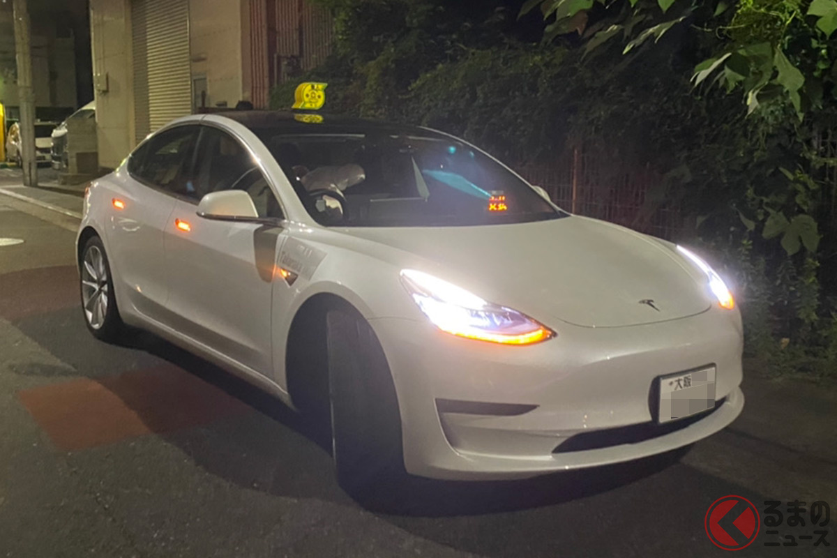 トヨタ プリウス に見間違われる テスラ モデル3 をなぜタクシー化 苦労多くもモデル3を選択した訳 くるまのニュース トヨタ プリウス に見間違われる テスラ モデル3 をなぜタクシー化 苦労多くもモデル3を選択した訳 くるまのニュース