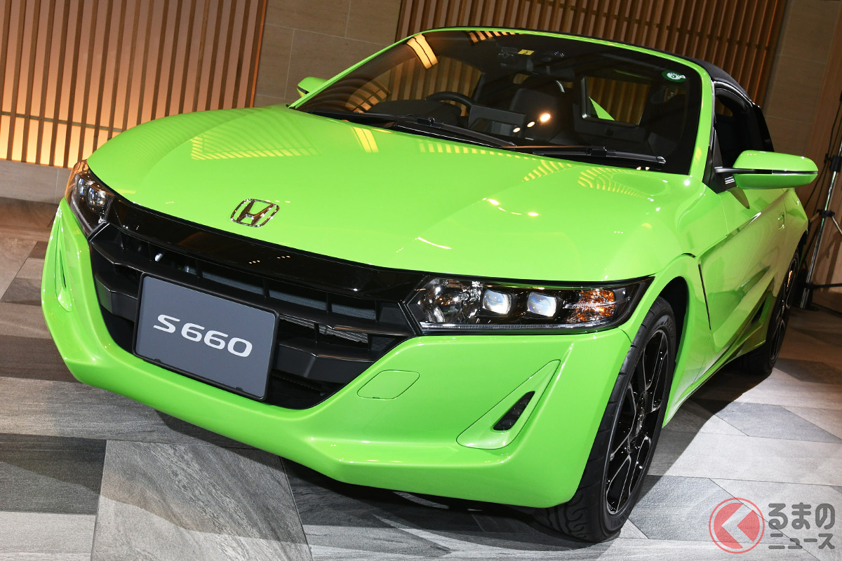 2015年3月の発売から7年目となる2022年3月で生産終了となるホンダ「S660」