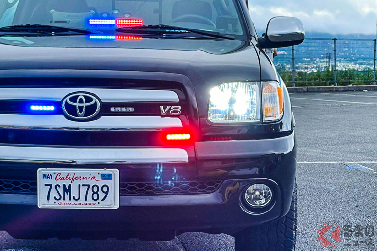 アメリカに実在するトヨタ「タンドラパトカー」を再現したクルマ、現地ではどのように使われているのか
