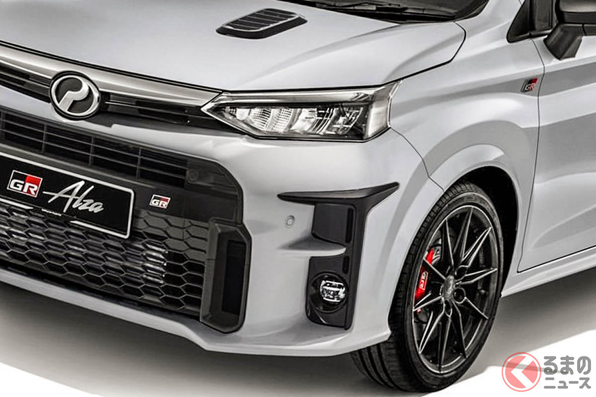 存在すればGRシリーズ唯一のミニバン? 「GR Alza」のレンダリング(photo:Theo throttle)