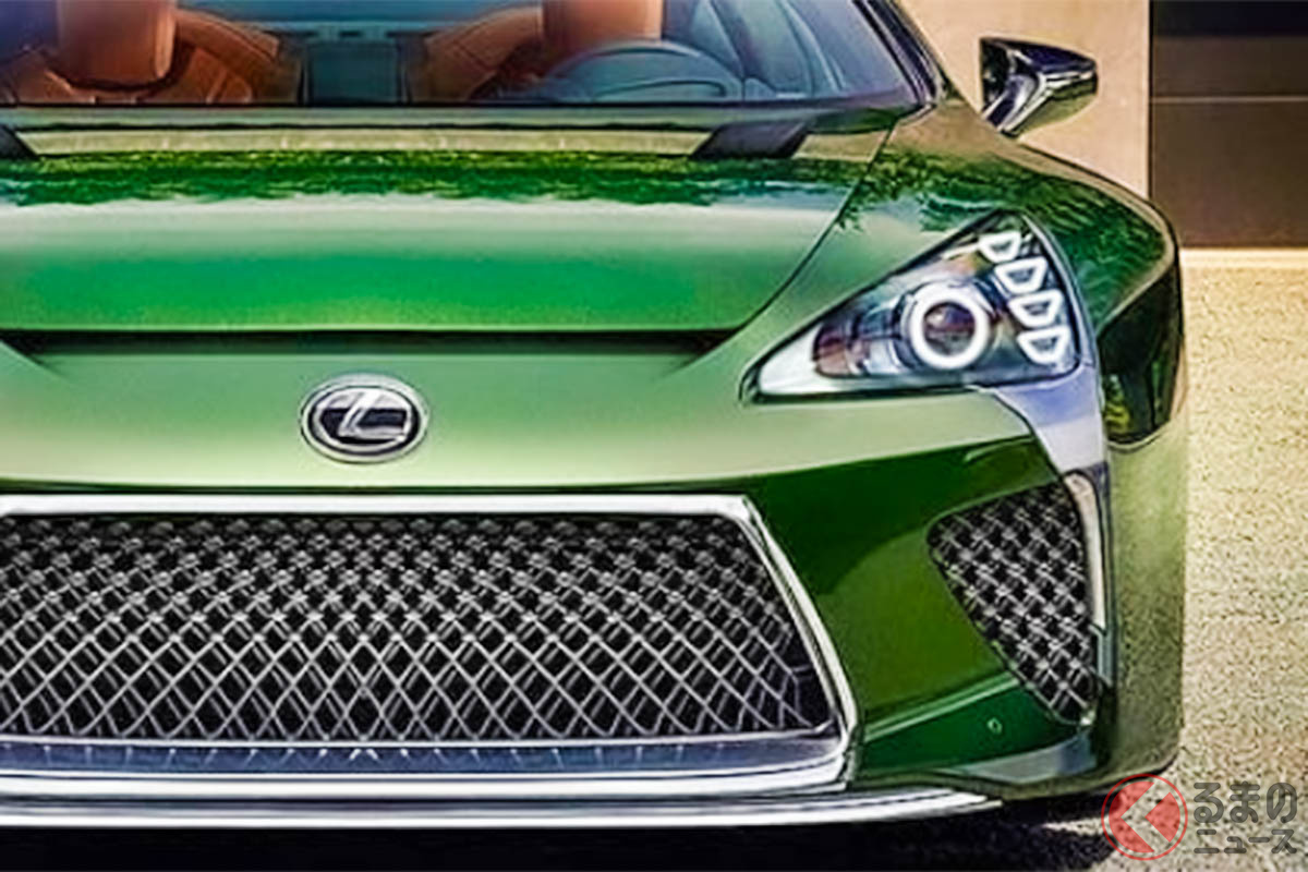 レクサスの最上級クーペ「LC」に「LFA」オマージュのカスタマイズを施したレンダリング(photo:7designhouse)