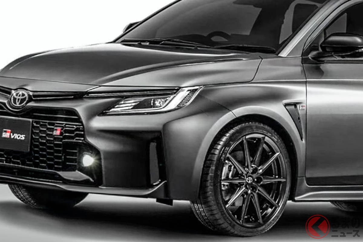 トヨタ新型「YARIS ATIV(ヤリス エイティブ)」をGR化した「Toyota GR Vios」のレンダリング(photo:Theo throttle)