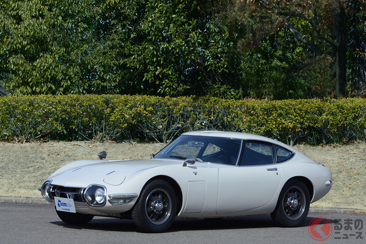 国産車でもっとも市場価値が高いといわれるトヨタ「2000GT」