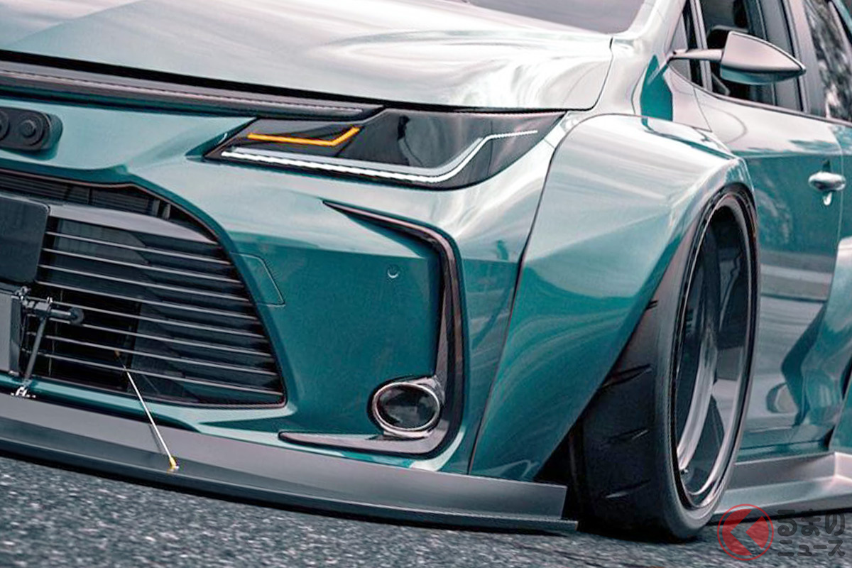 これが「カローラ」なの? 爆速仕様のスゴいセダン!(photo:bradbuilds)