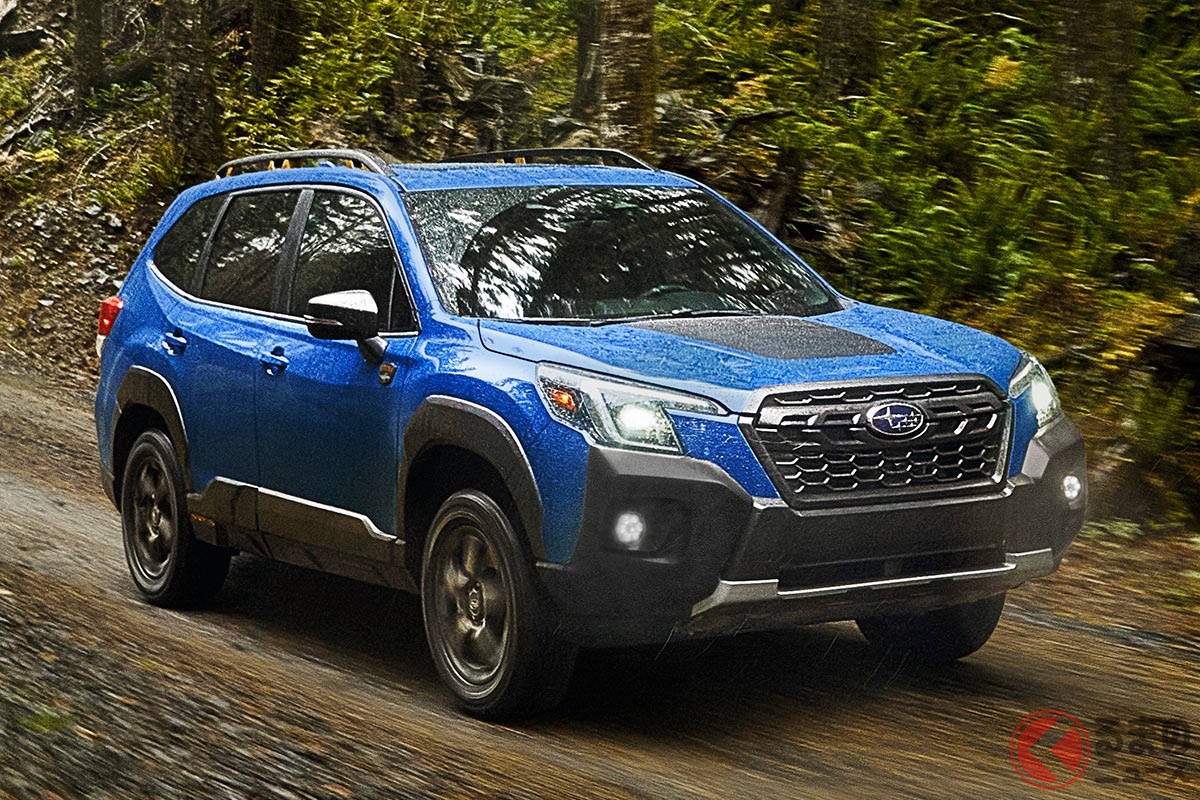 車高爆上げ 超ワイルドなスバル新型 フォレスター ウィルダネス 米で誕生 悪路性能強化 くるまのニュース