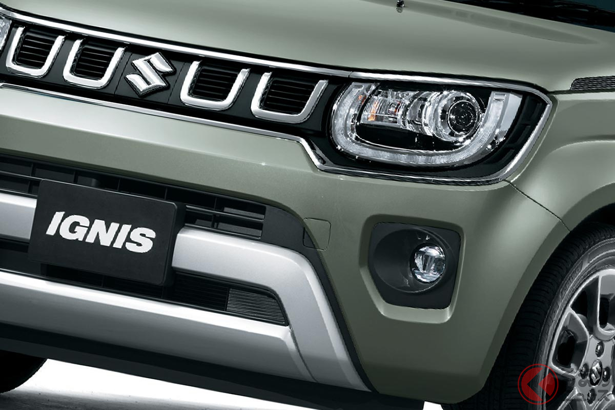 迫力顔のスズキ「イグニス」
