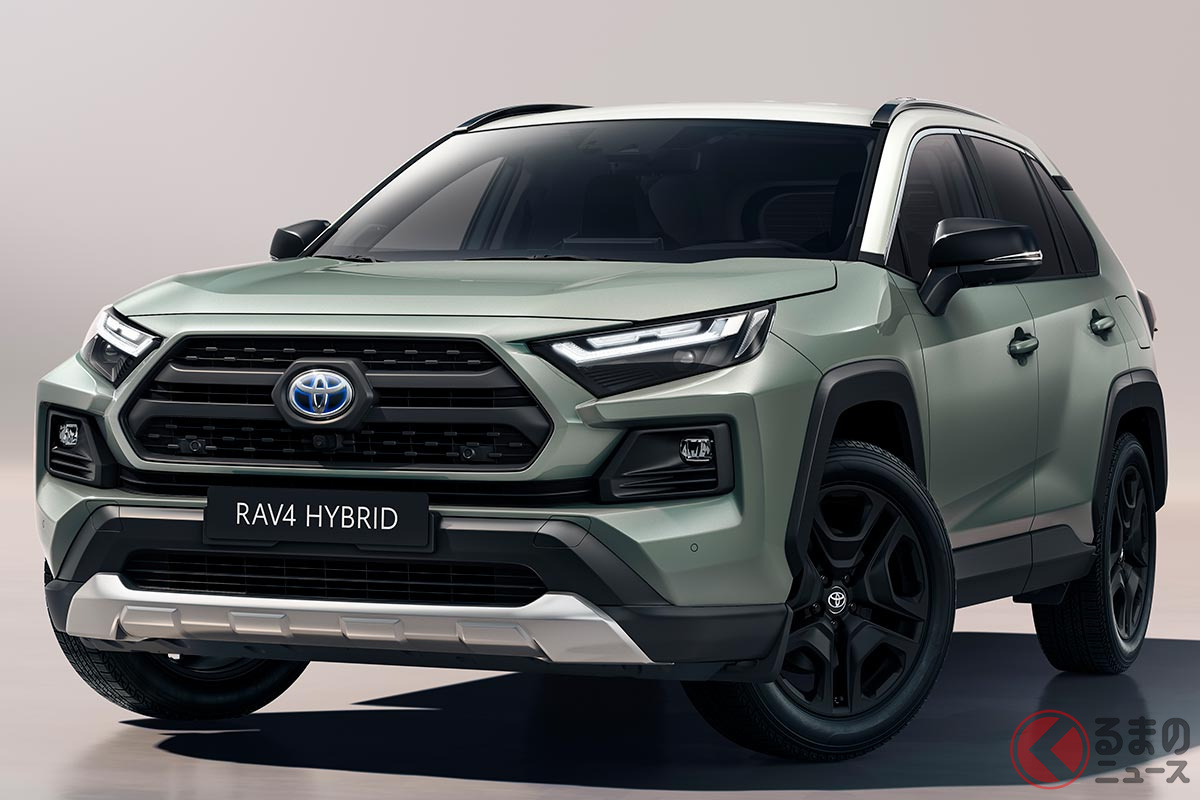 タフ顔が凛々しい！ トヨタ「RAV4 アドベンチャー」のHV仕様を欧州で