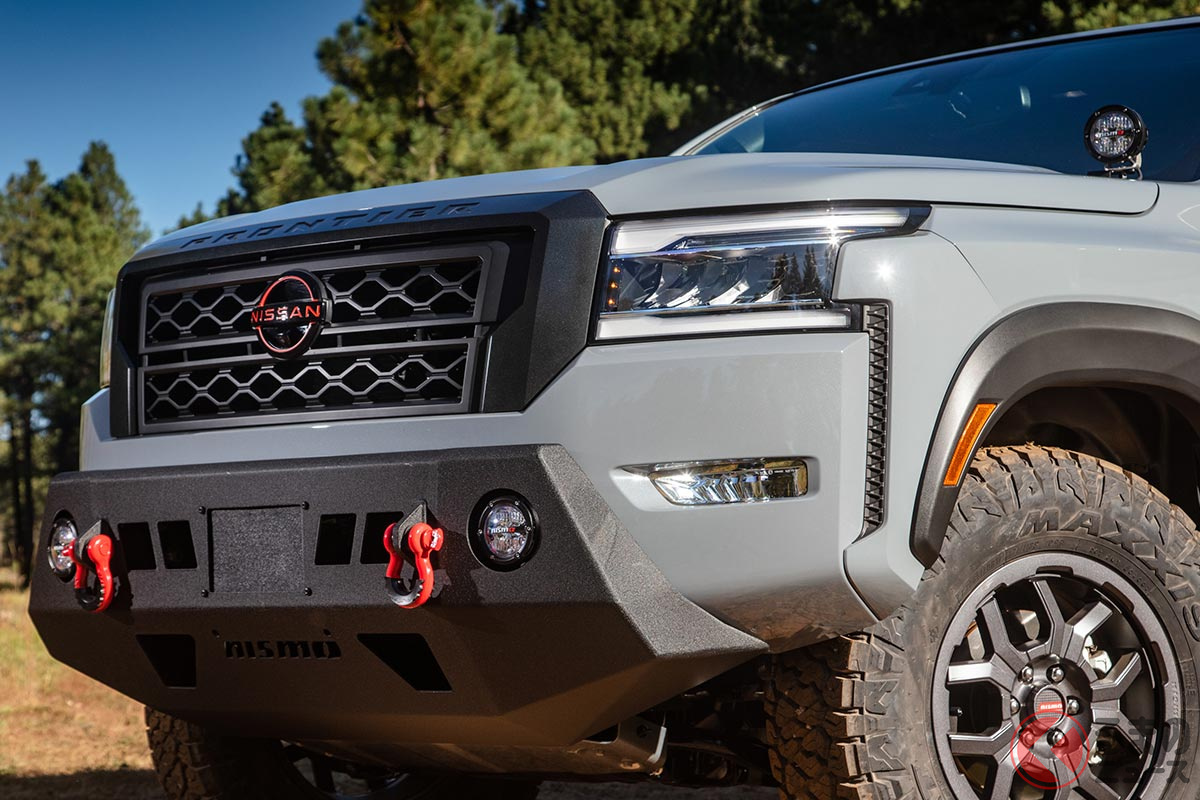 NISMOオフロードパーツを装着した日産新型「フロンティア」(2022年モデル)